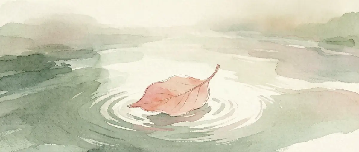 握りしめたものは、もう流れている